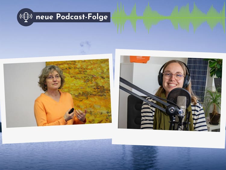 In der neuen Podcast-Folge sprechen wir mit Angelika Claussen (l.) und Laura Zöckler (r.) (Fotos: IPPNW; Bürgerwerke eG)