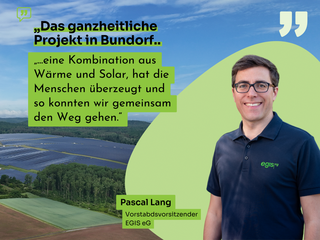 Zitat Pascal Lang, Vorstandsvorsitzender EGIS eG