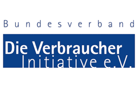 Logo of the VERBRAUCHER INITIATIVE e. V.