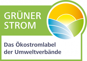 Gruener Strom label logo in RGB format as PNG with transparent background
